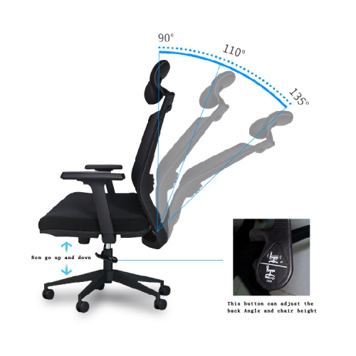 Whole-sale price Modern regulable chairair permeability office chair